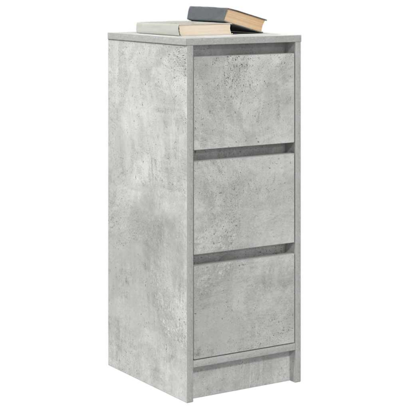 Sideboard Betongrau 29,5x34x76 cm Holzwerkstoff