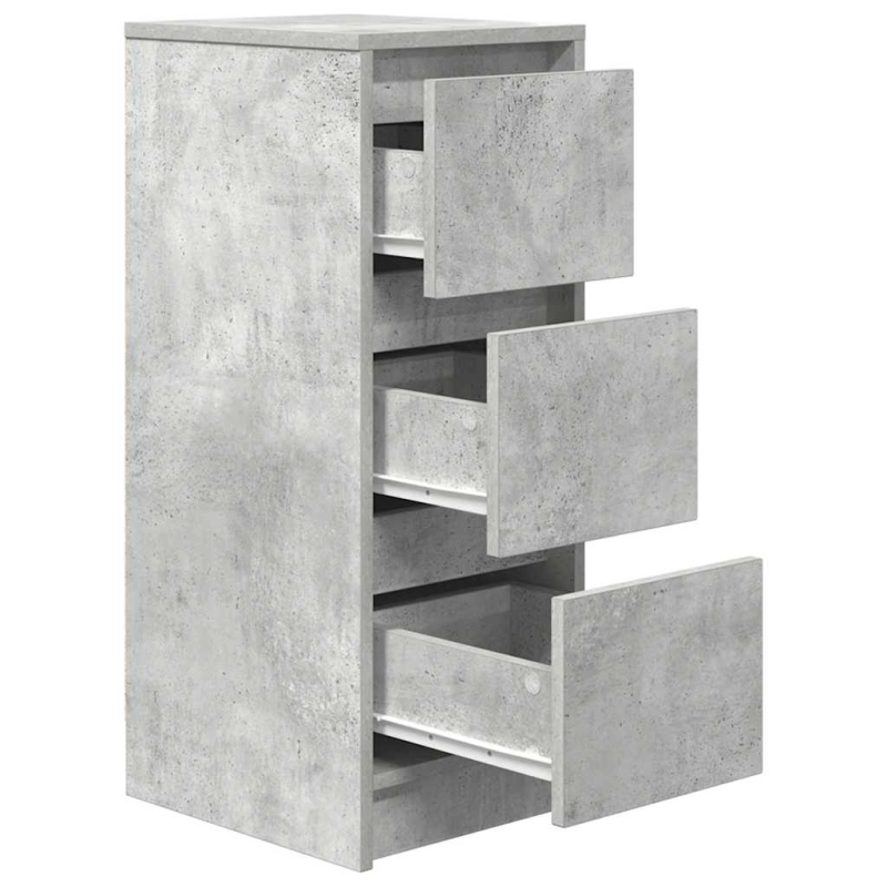 Sideboard Betongrau 29,5x34x76 cm Holzwerkstoff