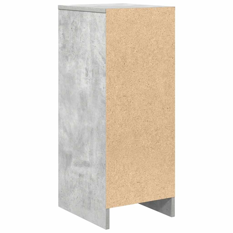 Sideboard Betongrau 29,5x34x76 cm Holzwerkstoff