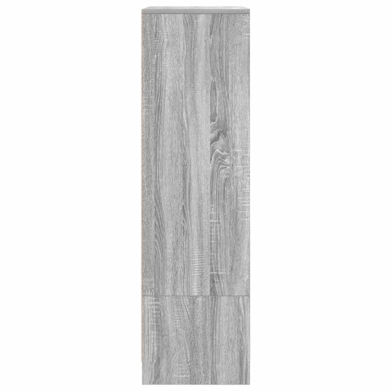 Schrank mit Schublade Grau Sonoma 55,5x34x119,5cm Holzwerkstoff