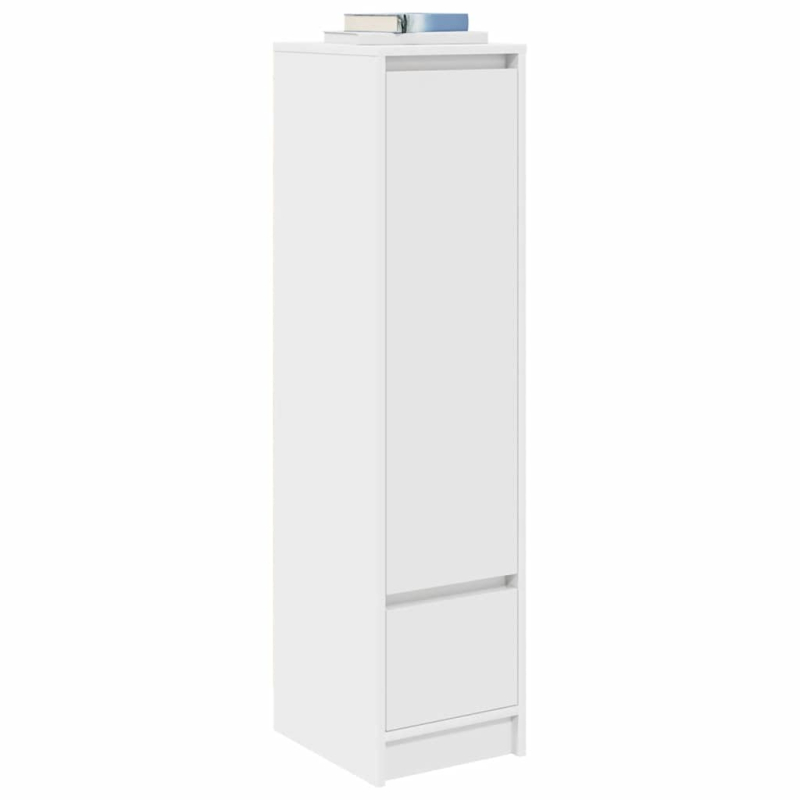 Highboard Weiß 29,5x34x119,5 cm Holzwerkstoff