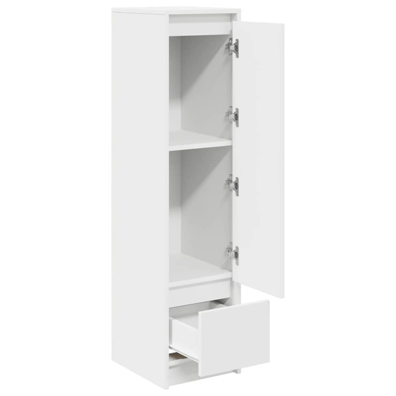 Highboard Weiß 29,5x34x119,5 cm Holzwerkstoff