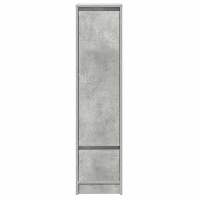 Highboard Betongrau 29,5x34x119,5 cm Holzwerkstoff