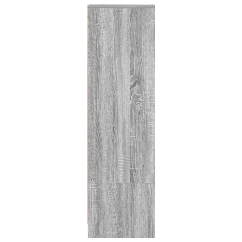 Highboard Grau Sonoma 29,5x34x119,5 cm Holzwerkstoff