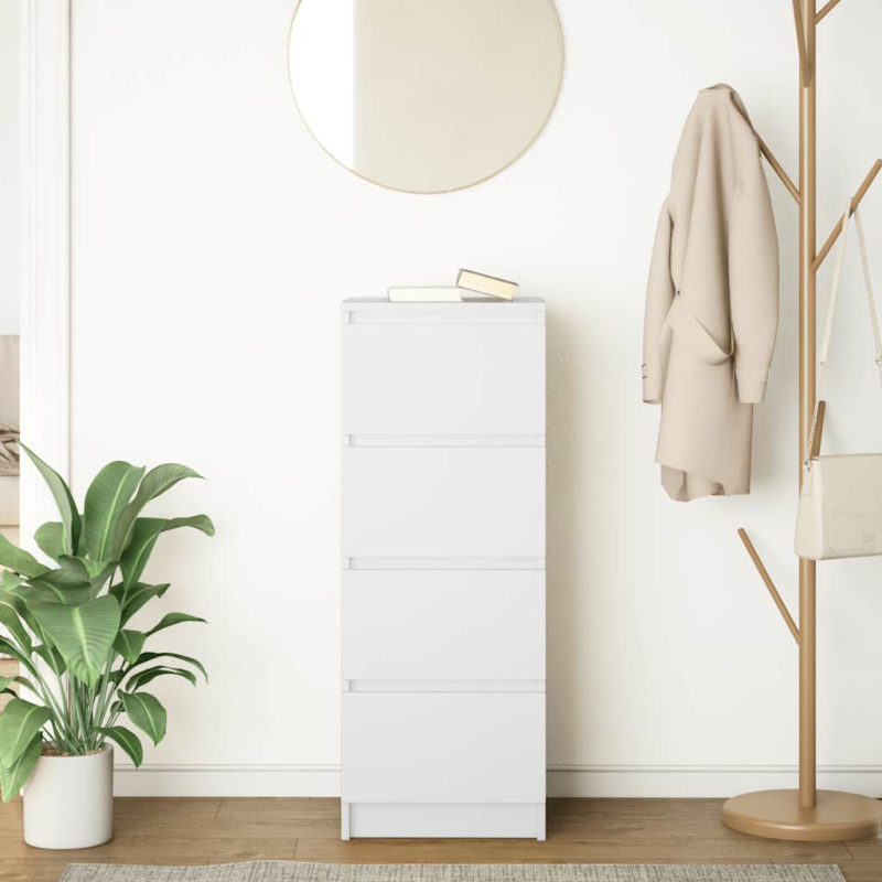 Sideboard Weiß 37,5x35x99 cm Holzwerkstoff