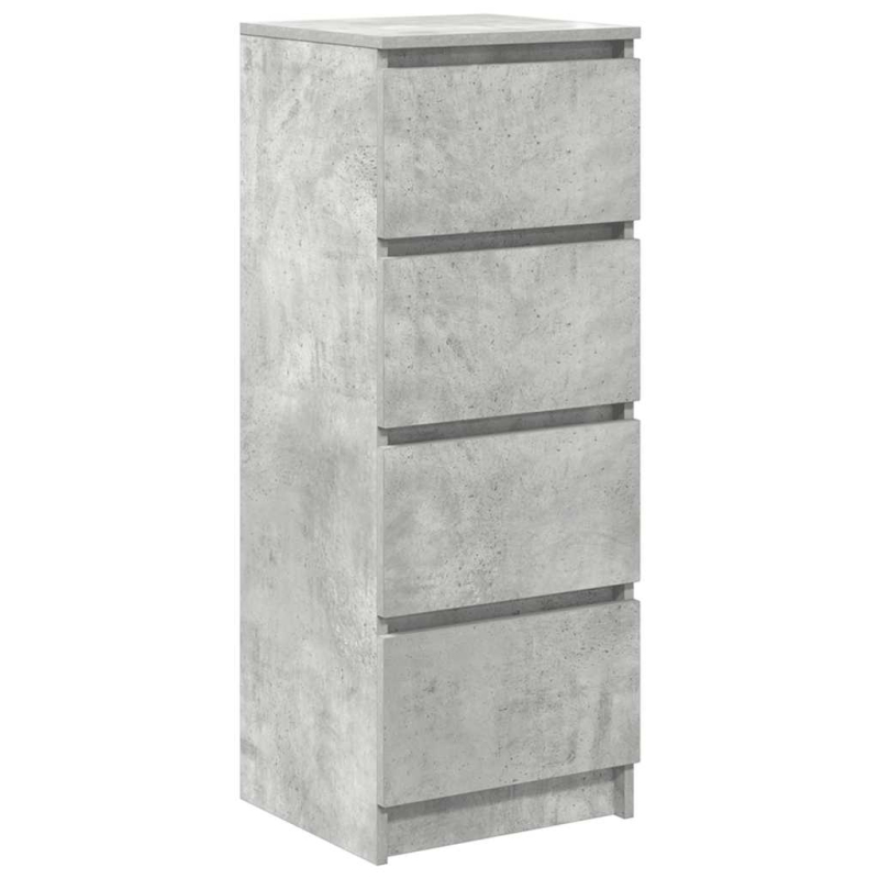 Sideboard Betongrau 37,5x35x99 cm Holzwerkstoff