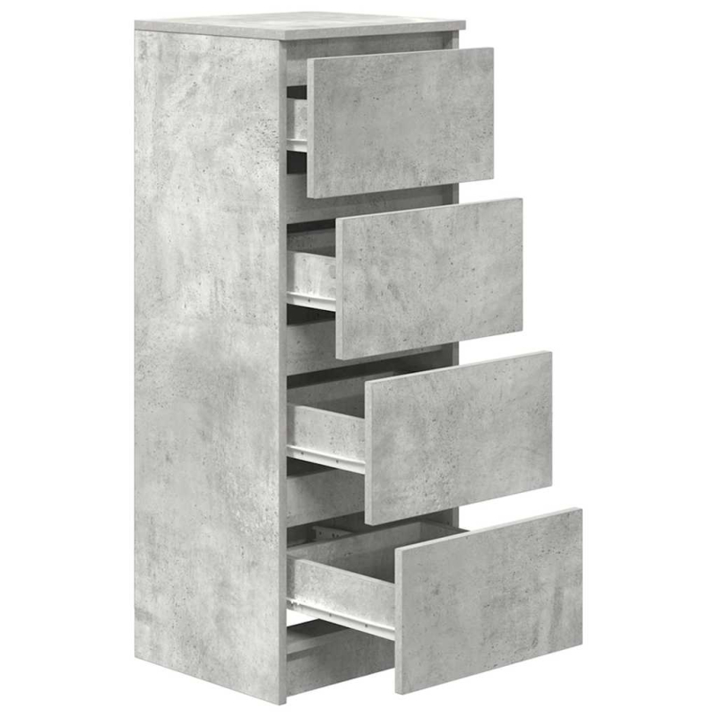 Sideboard Betongrau 37,5x35x99 cm Holzwerkstoff