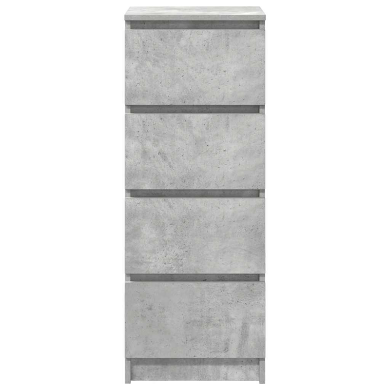 Sideboard Betongrau 37,5x35x99 cm Holzwerkstoff