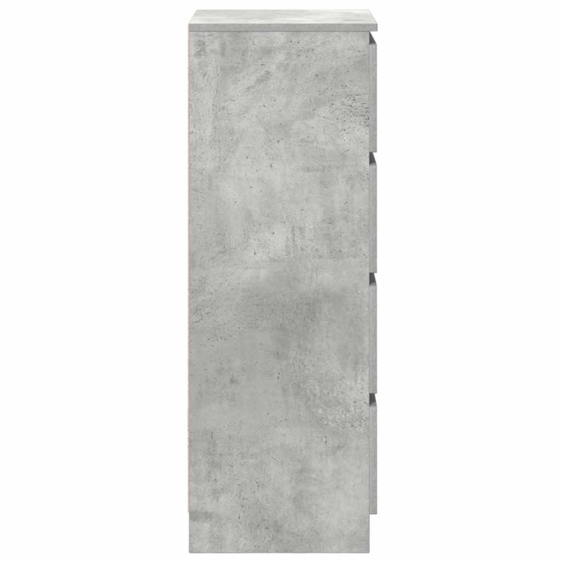 Sideboard Betongrau 37,5x35x99 cm Holzwerkstoff