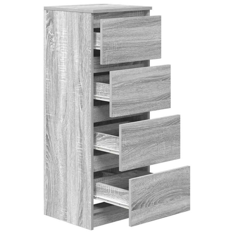 Sideboard Grau Sonoma 37,5x35x99 cm Holzwerkstoff