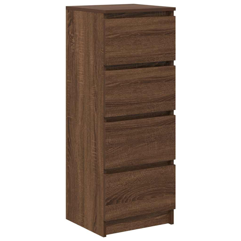 Sideboard Braun Eichen-Optik 37,5x35x99 cm Holzwerkstoff