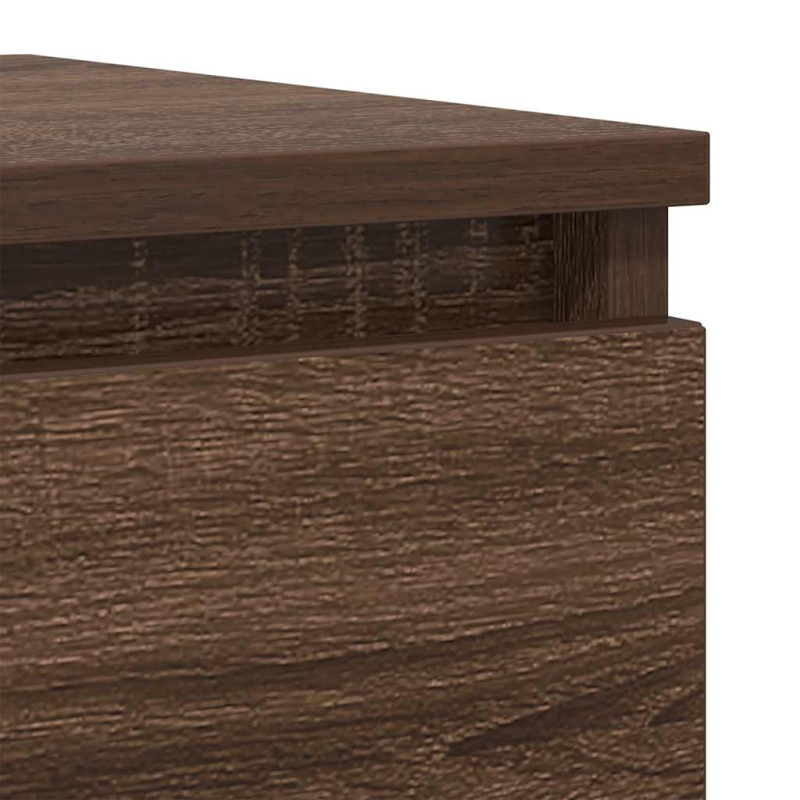 Sideboard Braun Eichen-Optik 37,5x35x99 cm Holzwerkstoff