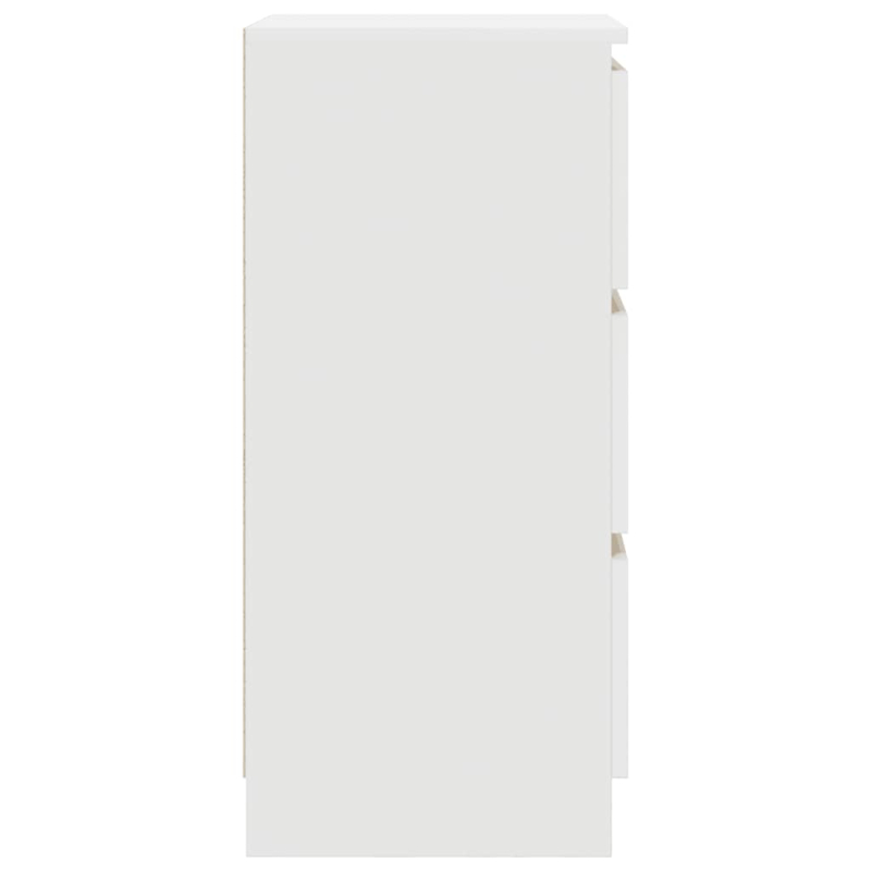 Sideboard Weiß 37,5x35x76 cm Holzwerkstoff