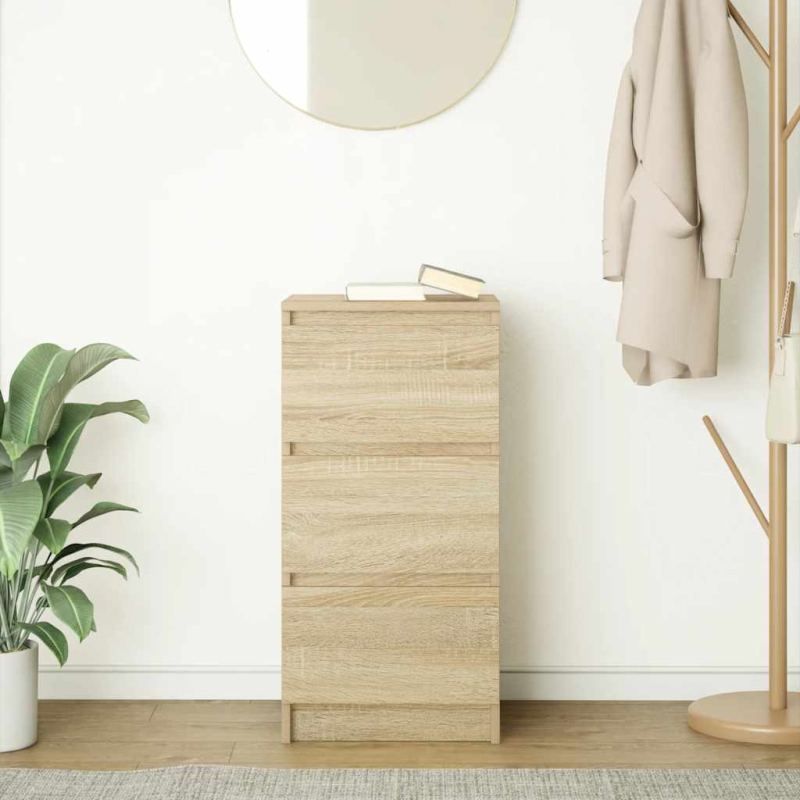 Sideboard Sonoma-Eiche 37,5x35x76 cm Holzwerkstoff