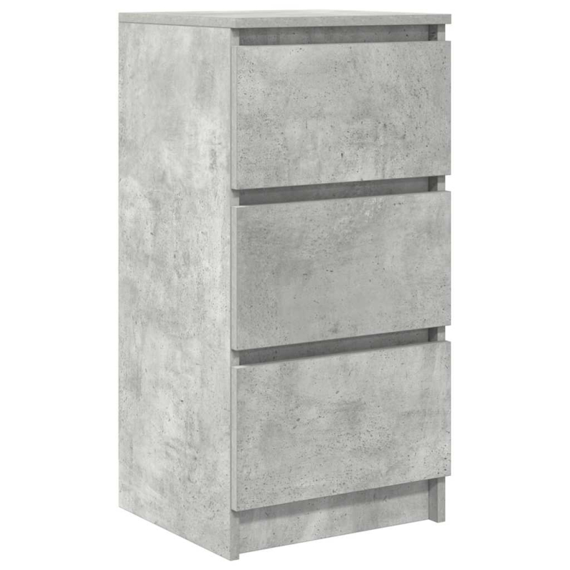 Sideboard Betongrau 37,5x35x76 cm Holzwerkstoff