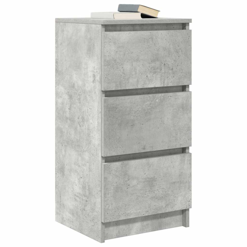 Sideboard Betongrau 37,5x35x76 cm Holzwerkstoff