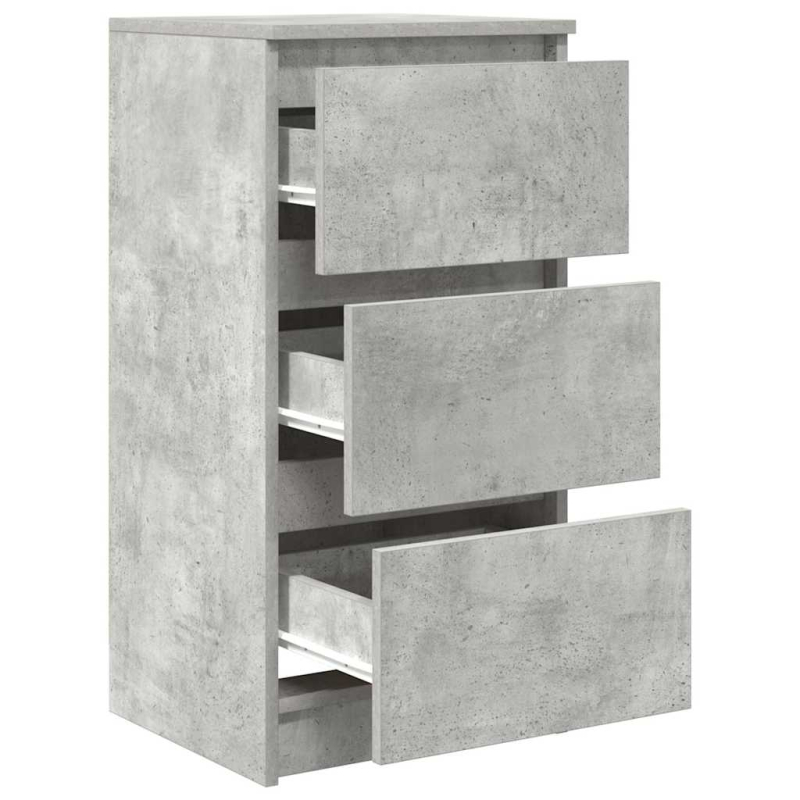 Sideboard Betongrau 37,5x35x76 cm Holzwerkstoff