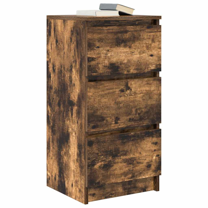 Sideboard Räuchereiche 37,5x35x76 cm Holzwerkstoff