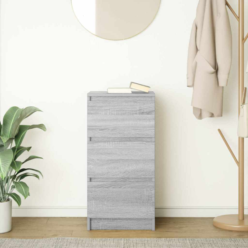 Sideboard Grau Sonoma 37,5x35x76 cm Holzwerkstoff