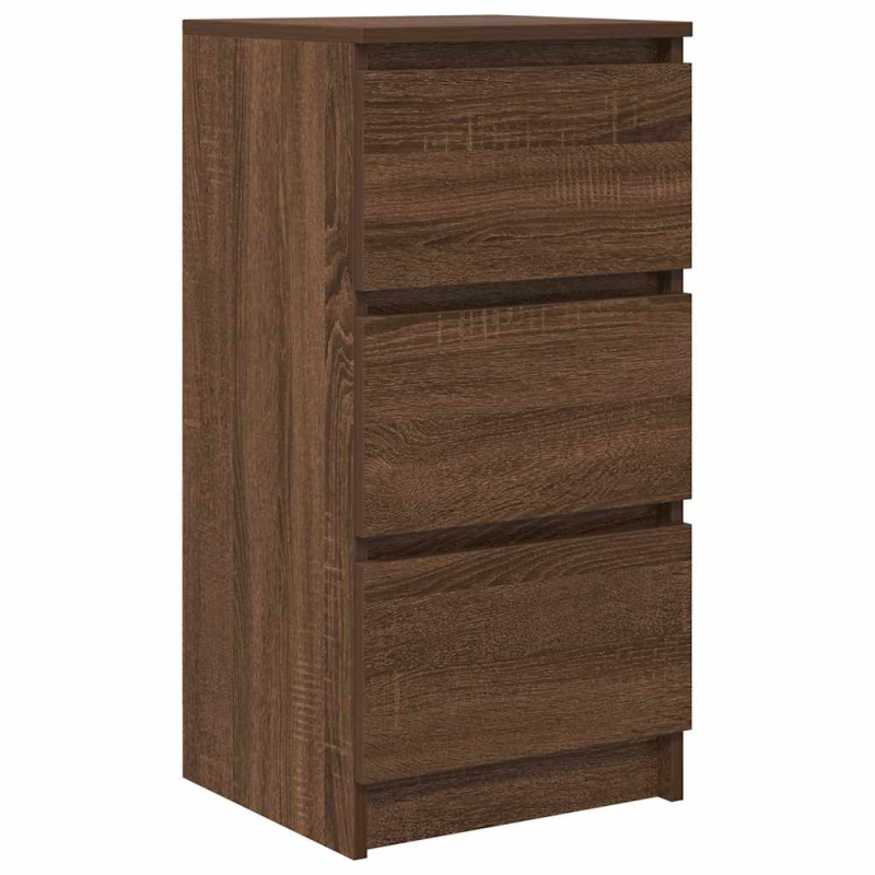 Sideboard Braun Eichen-Optik 37,5x35x76 cm Holzwerkstoff