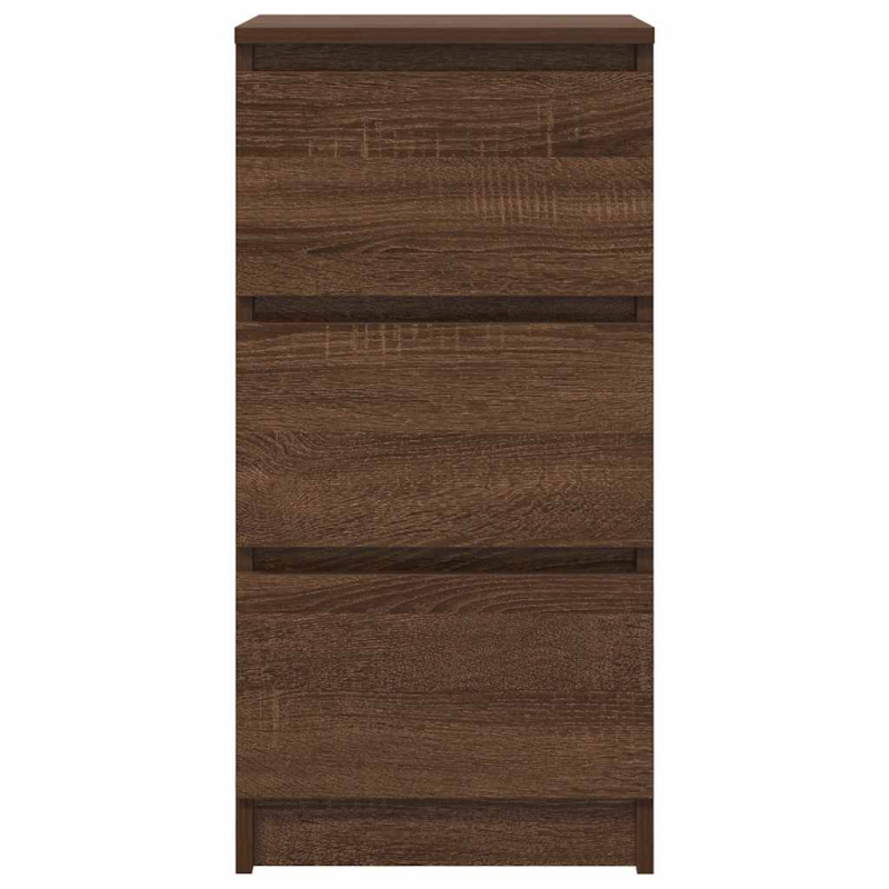 Sideboard Braun Eichen-Optik 37,5x35x76 cm Holzwerkstoff
