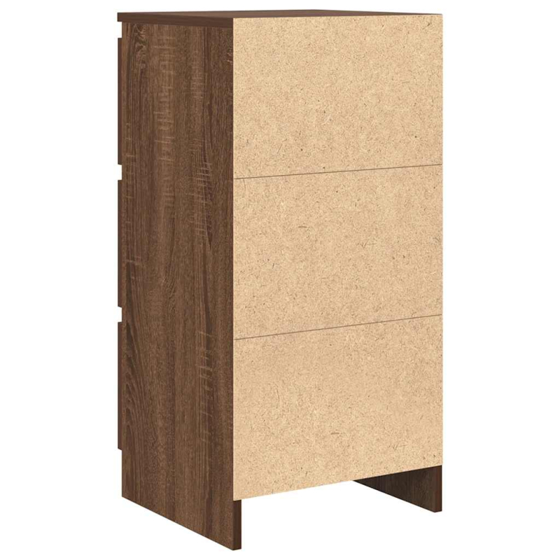Sideboard Braun Eichen-Optik 37,5x35x76 cm Holzwerkstoff