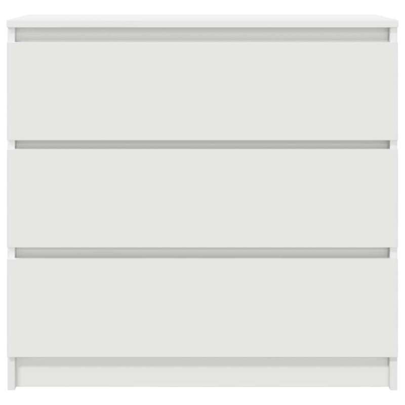 Sideboard Weiß 80x35x76 cm Holzwerkstoff