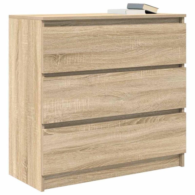 Sideboard Sonoma-Eiche 80x35x76 cm Holzwerkstoff
