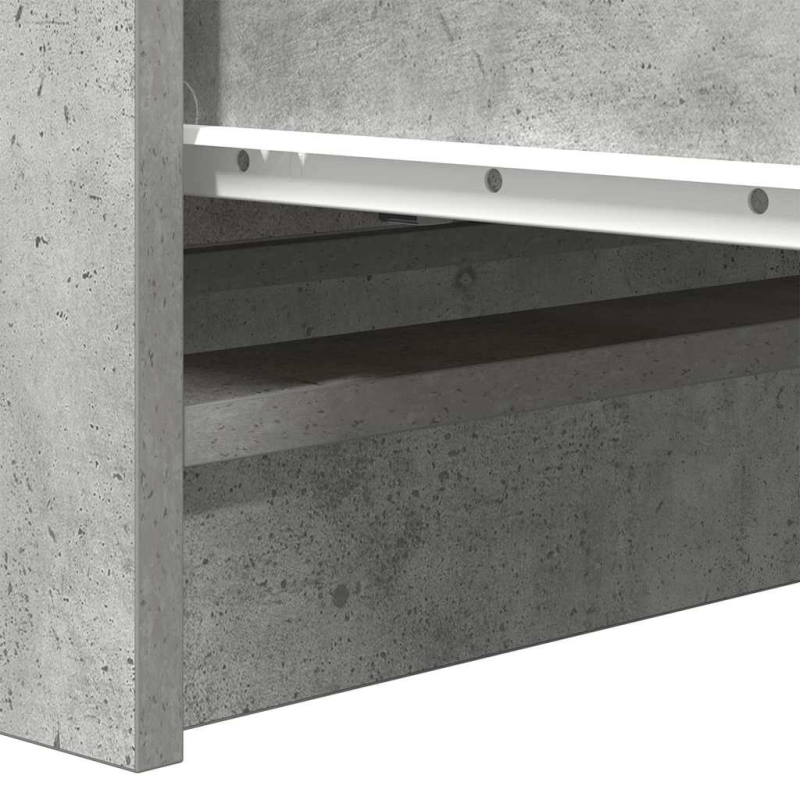 Sideboard Betongrau 80x35x76 cm Holzwerkstoff