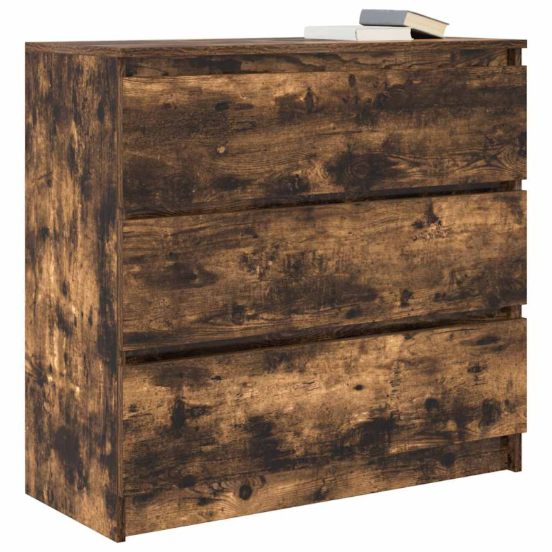 Sideboard Räuchereiche 80x35x76 cm Holzwerkstoff