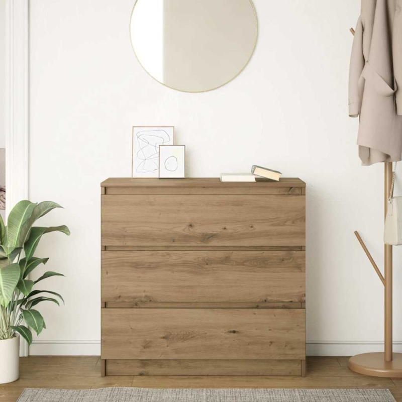Sideboard Artisan-Eiche 80x35x76 cm Holzwerkstoff