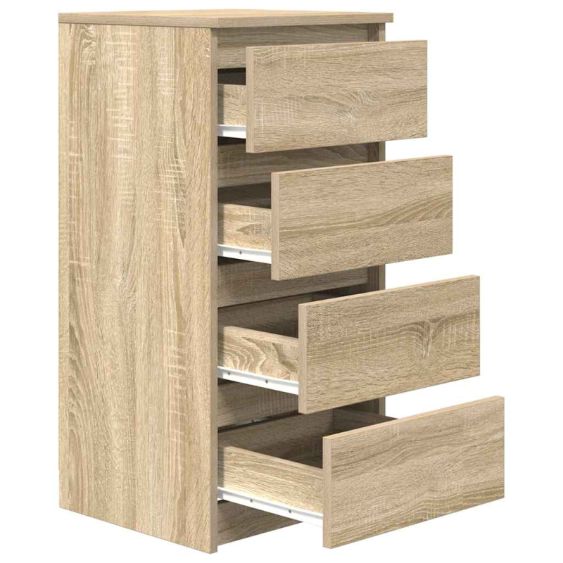 Sideboard Sonoma-Eiche 37,5x35x76 cm Holzwerkstoff