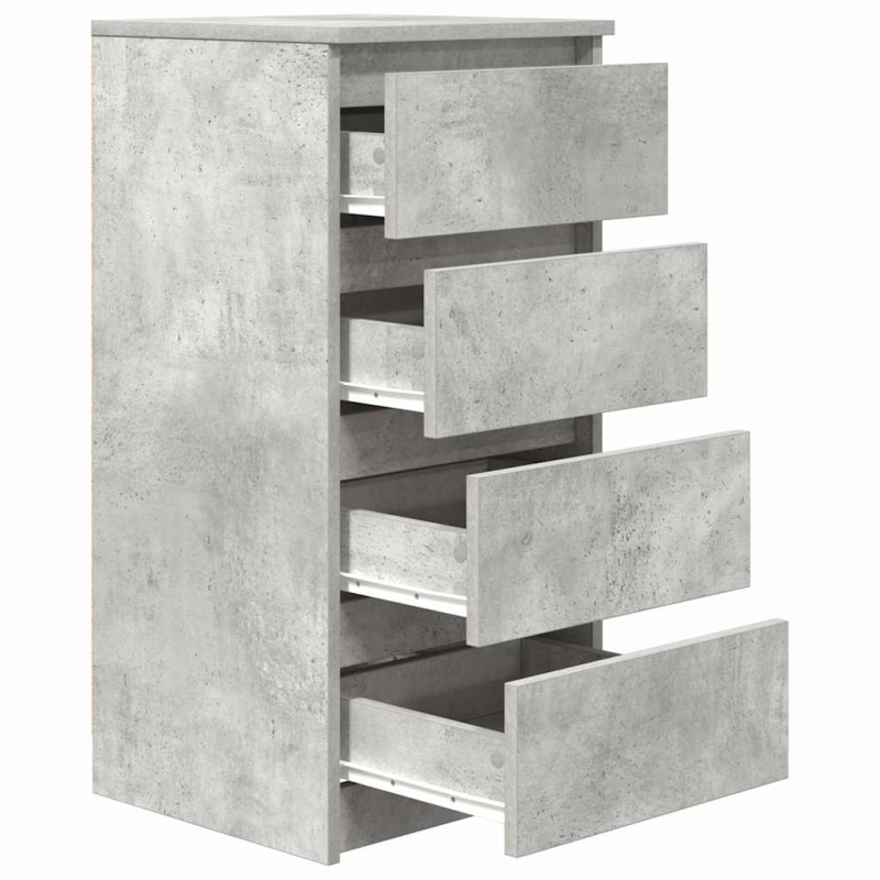 Sideboard Betongrau 37,5x35x76 cm Holzwerkstoff