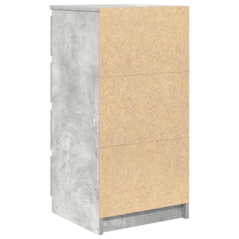 Sideboard Betongrau 37,5x35x76 cm Holzwerkstoff