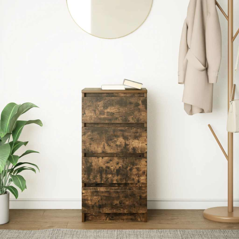 Sideboard Räuchereiche 37,5x35x76 cm Holzwerkstoff
