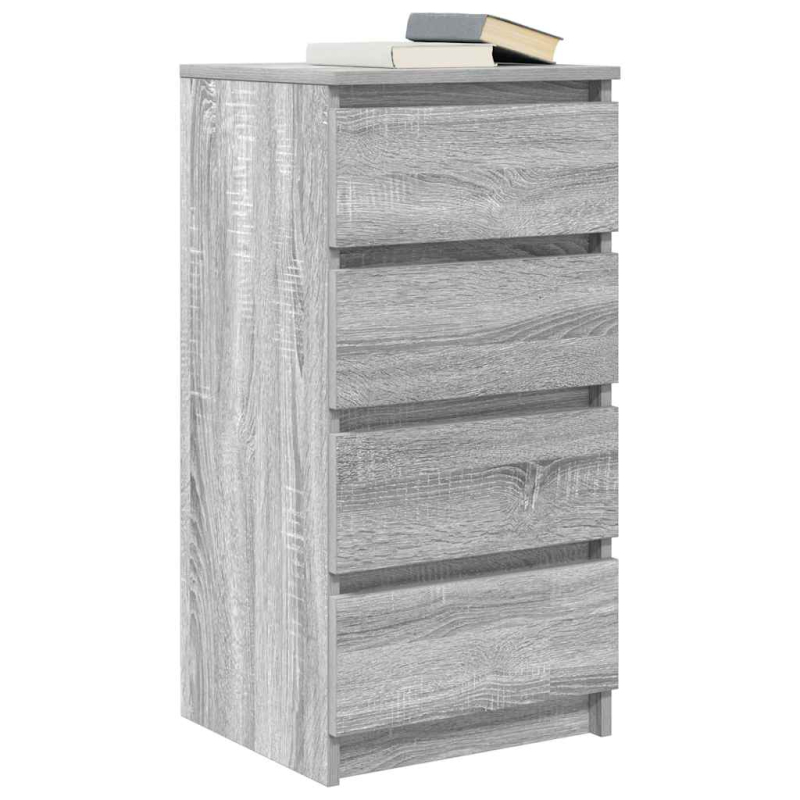 Sideboard Grau Sonoma 37,5x35x76 cm Holzwerkstoff