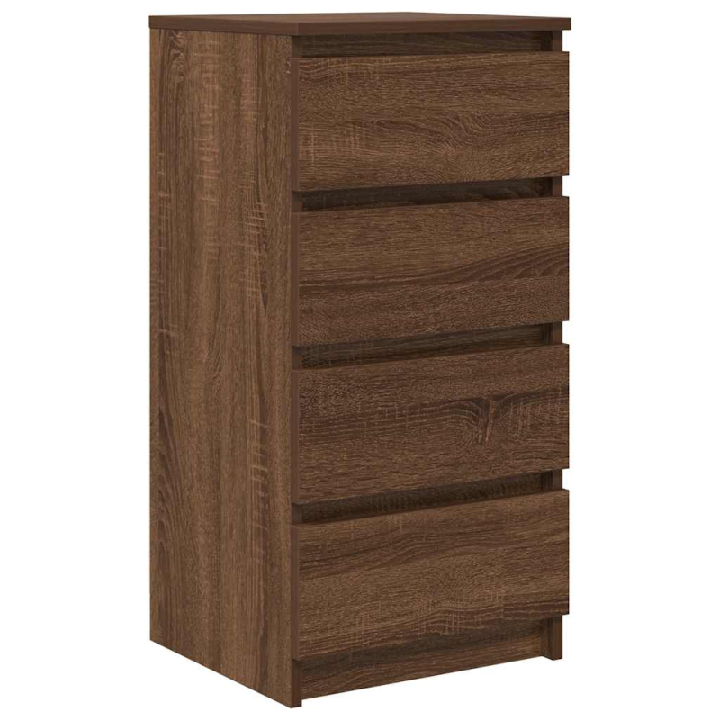 Sideboard Braun Eichen-Optik 37,5x35x76 cm Holzwerkstoff