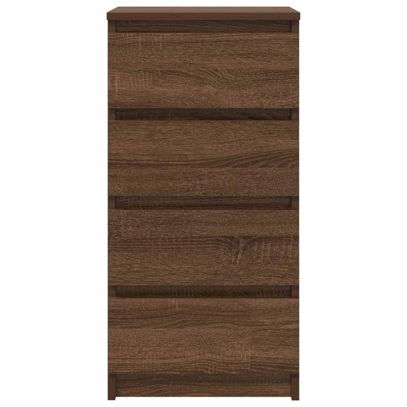 Sideboard Braun Eichen-Optik 37,5x35x76 cm Holzwerkstoff