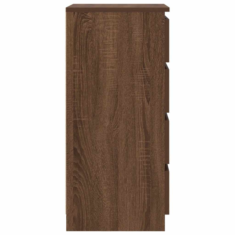 Sideboard Braun Eichen-Optik 37,5x35x76 cm Holzwerkstoff