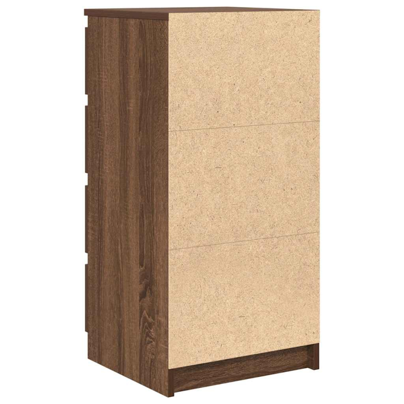 Sideboard Braun Eichen-Optik 37,5x35x76 cm Holzwerkstoff