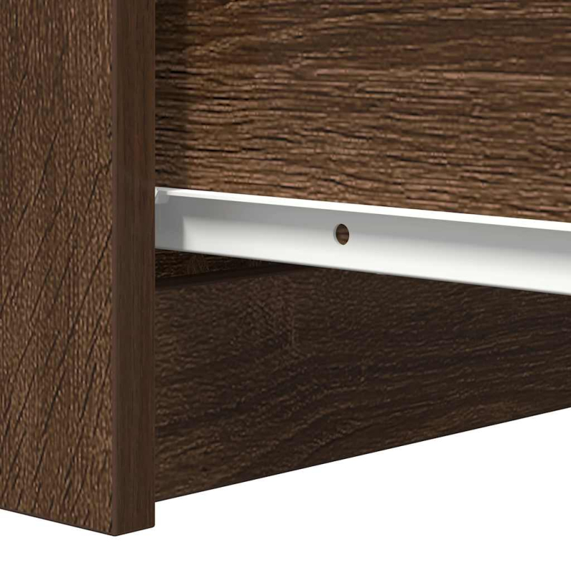 Sideboard Braun Eichen-Optik 37,5x35x76 cm Holzwerkstoff