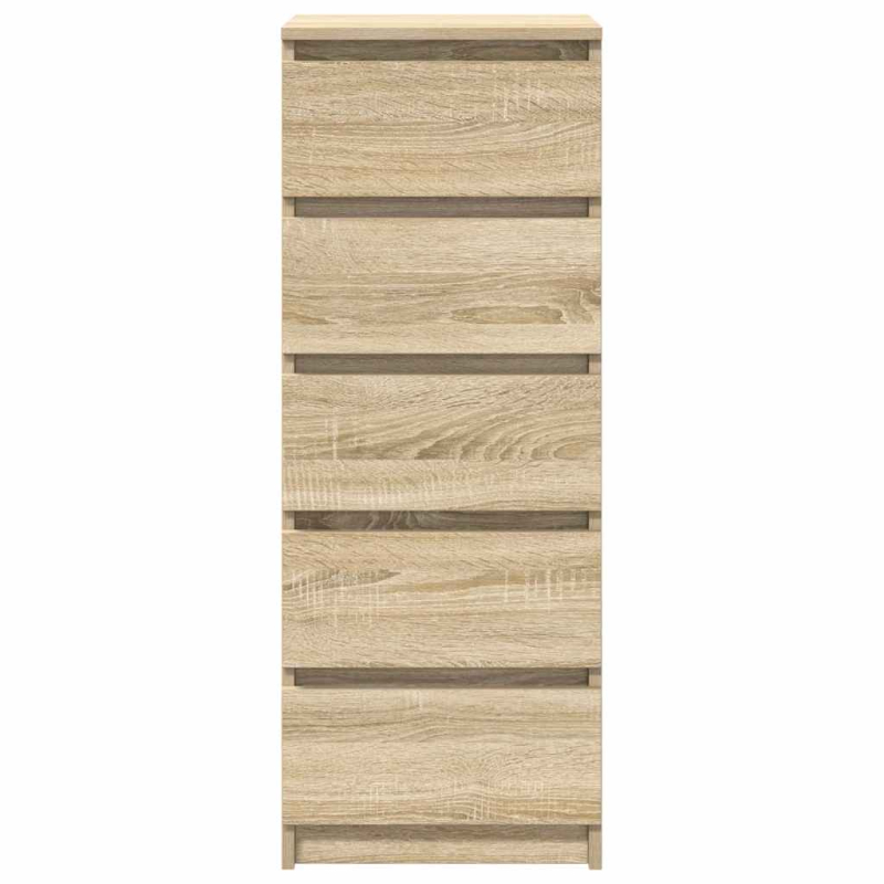 Sideboard mit Schubladen Sonoma-Eiche 37,5x35x99 cm