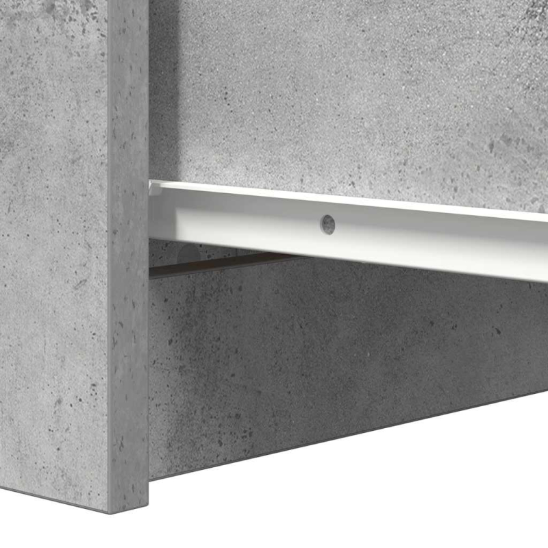 Sideboard mit Schubladen Betongrau 37,5x35x99 cm Holzwerkstoff