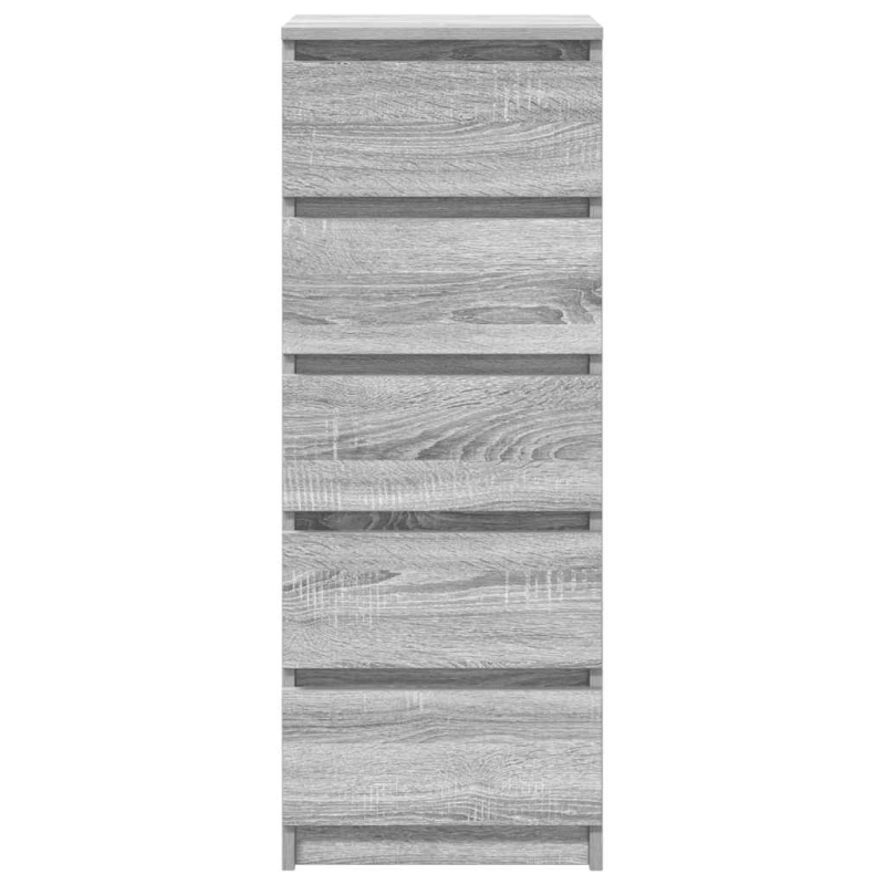 Sideboard mit Schubladen Grau Sonoma 37,5x35x99cm Holzwerkstoff