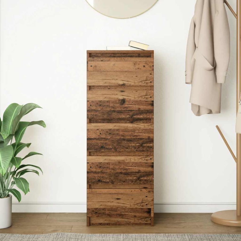 Sideboard mit Schubladen Altholz-Optik 37,5x35x99 cm