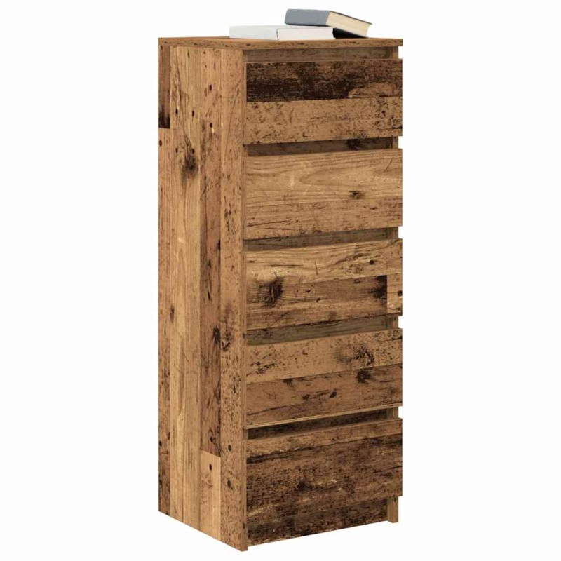 Sideboard mit Schubladen Altholz-Optik 37,5x35x99 cm