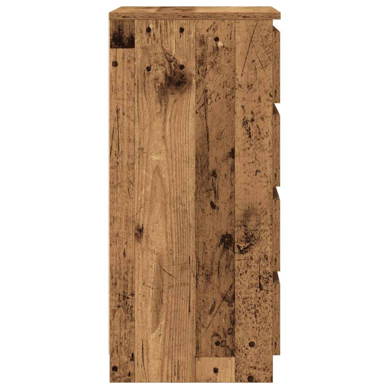 Sideboard mit Schubladen Altholz-Optik 37,5x35x99 cm
