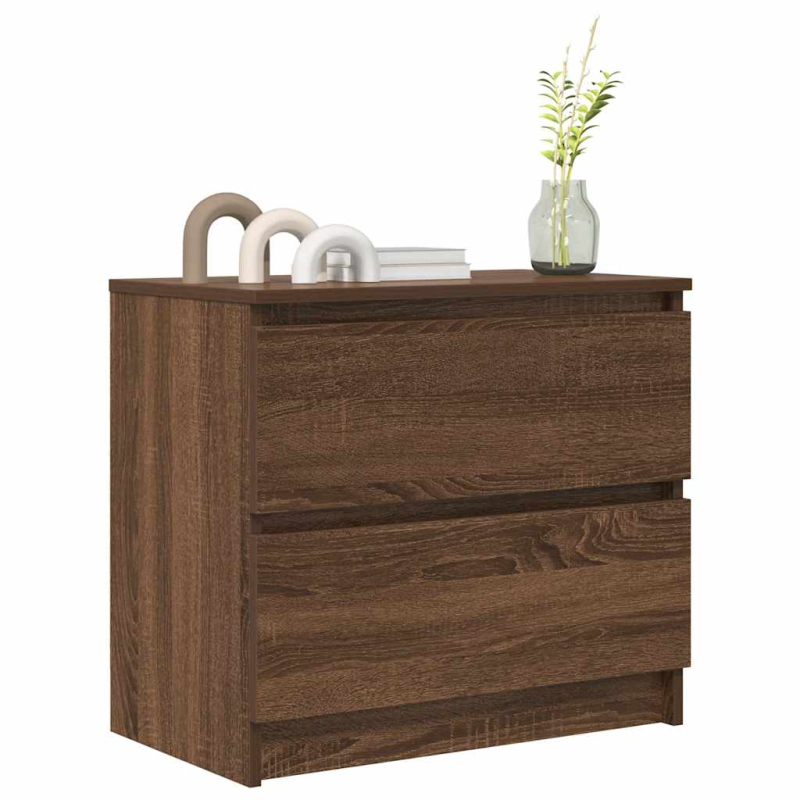 TV-Schrank Braun Eichen-Optik 60x35x54 cm Holzwerkstoff