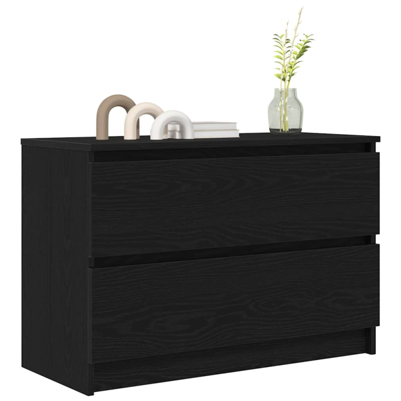 TV-Schrank Schwarz 80x35x54 cm Holzwerkstoff