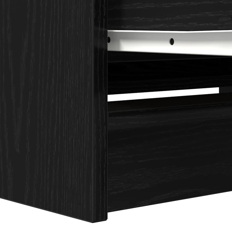 TV-Schrank Schwarz 80x35x54 cm Holzwerkstoff